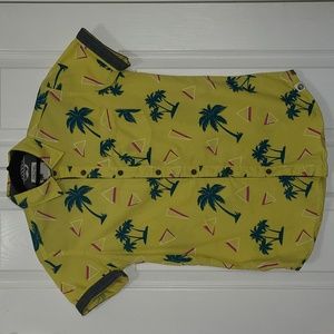 *LAST CHANCE* Free Planet Casual Short Sleeve Button Up Shirt
